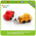 fire engine car office supply eraser sets